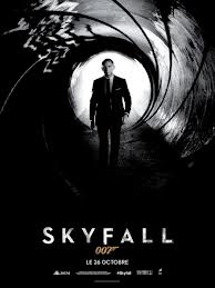 affiche française du dernier james Bond, Skyfall