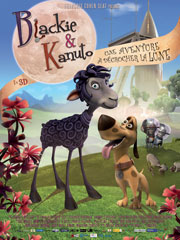 l'affiche du dessin animé Blackie & Canuto