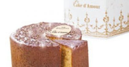 le cake d'amour de Dalloyau et sa bague