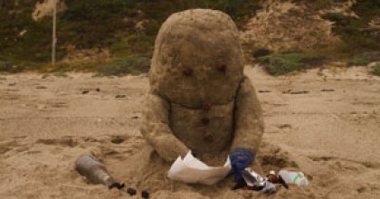 Le bonhomme de sable d'Une bouteille à la mer