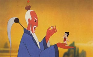 Le prince Nezha et son mentor, le génie