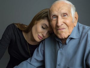 Angelina Jolie et Louis Zamperini 