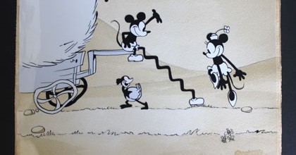 Mickey à cheval, le court-métrage qui introduit la Reine des neiges