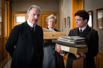 Alan Rickman, Maggie Steed et Richard Madden