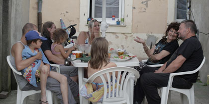 Michel, Angélique et ses enfants