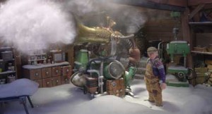 Le fameux canon à neige de l'ingénieux Feodor