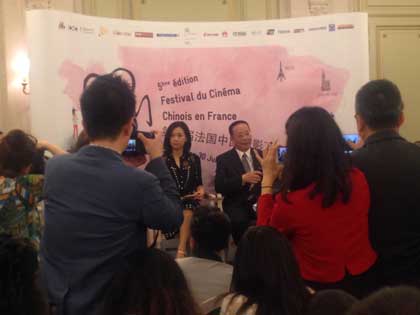 Conf de presse du 5e Festival du cinéma chinois en Chine, avec Xu Jinglei