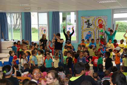 L'école de Venissieux au grand complet