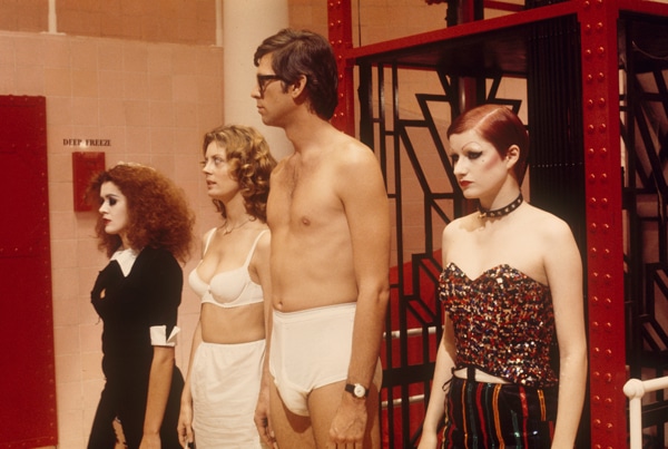 Janet et Brad dans The Rocky Horror Picture Show