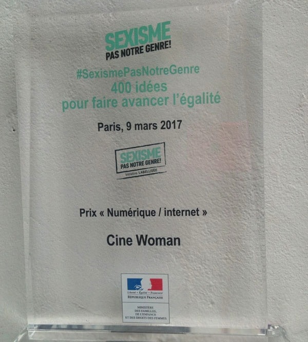 prix internet/numérique - Cine-Woman
